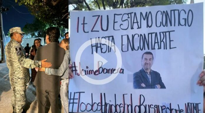 Jaime Barrera, periodista desaparecido en México