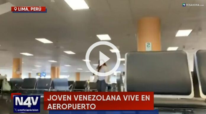 Joven lleva más de un mes viviendo en un aeropuerto.