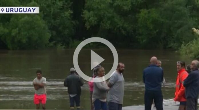 Uruguay con fuertes inundaciones