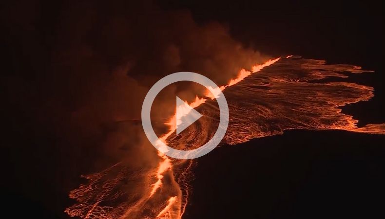 Alerta en Islandia tras cuarta erupción en la península Reykjanes