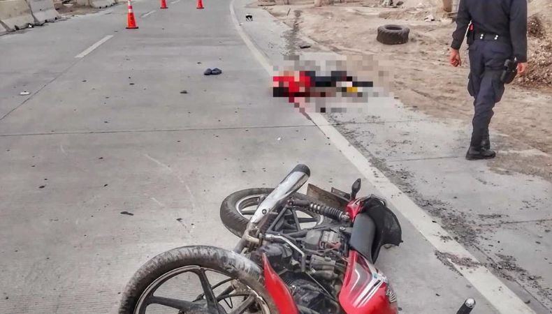 Muere motociclista en las cercanías del redondel Integración