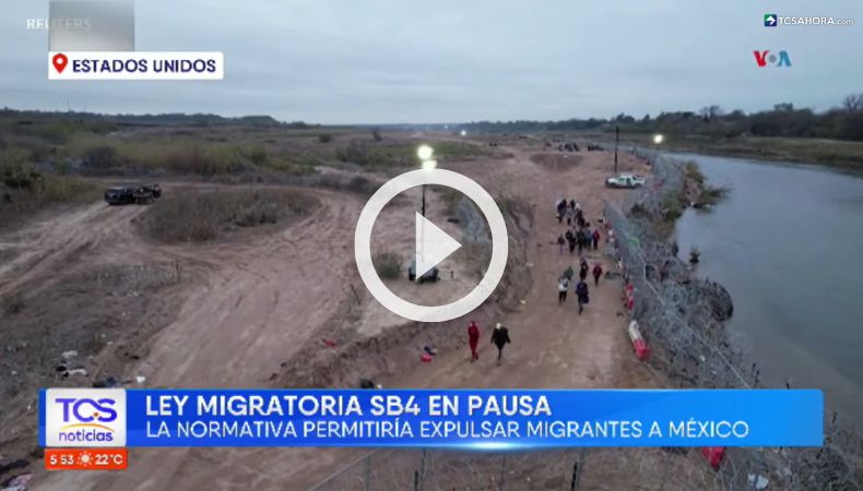 Corte Suprema suspende indefinidamente ley migratoria (SB4) en Texas.