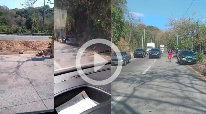 Ahora | Triple accidente en la autopista Comalapa