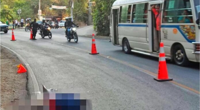 Persona muere atropellada en calle a Mariona