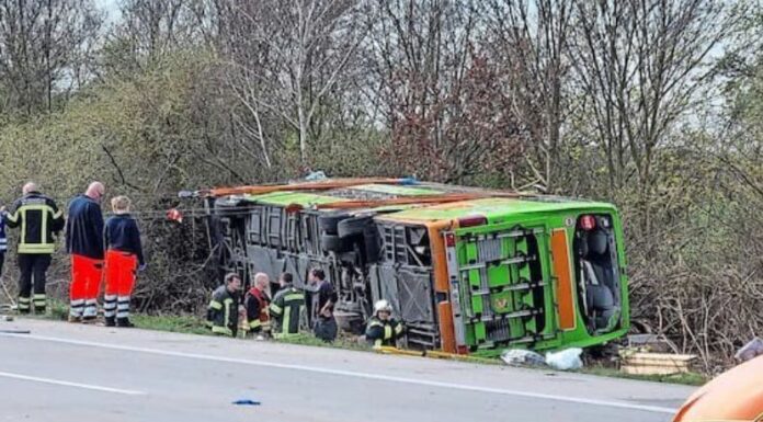 Cinco personas mueren en un fatal accidente en Alemania