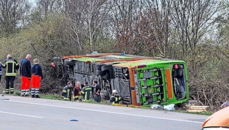 Cinco personas mueren en un fatal accidente en Alemania