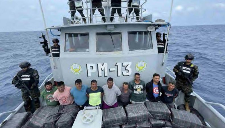 Marina Nacional incauta más de una tonelada de cocaína