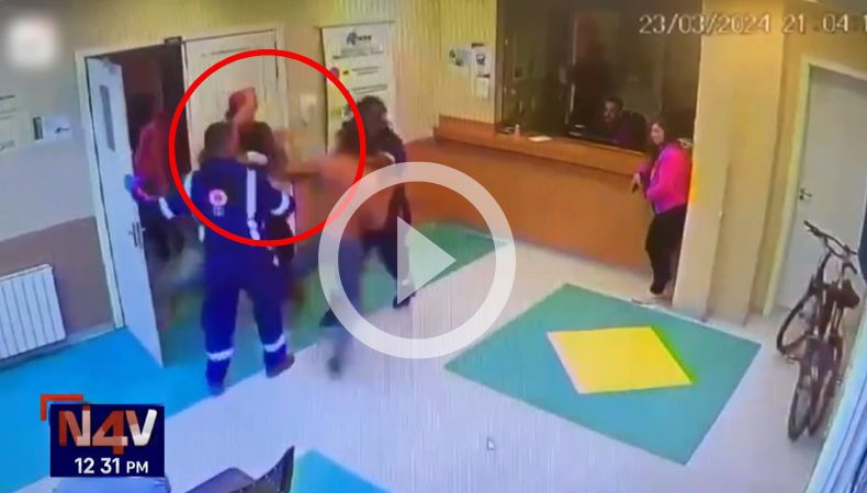 Una persona fue atacada con tijeras en el interior de un hospital