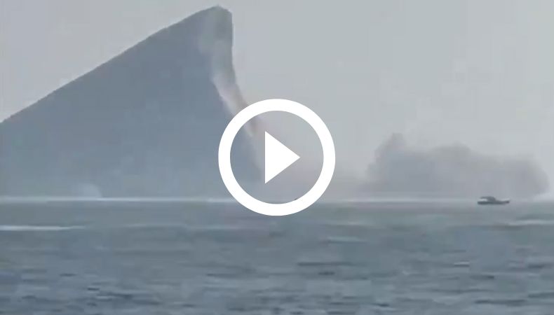 Destrucción en la Isla de la Montaña de la Tortuga