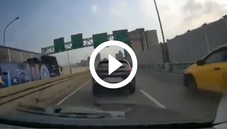 Momento exacto del terremoto en Taiwán