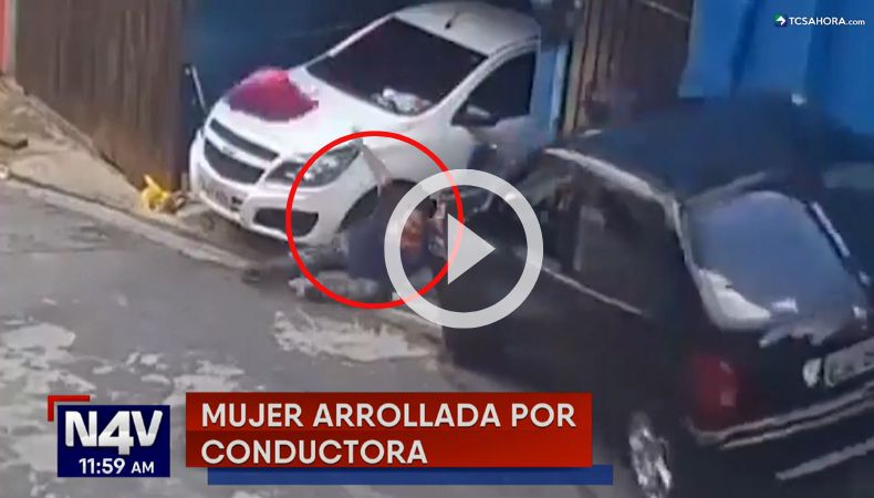Mujer fue arrollada por una conductora.