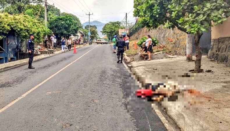 Ahora | Fallece motociclista a la altura del Barrio Santa Rosa, San Miguel