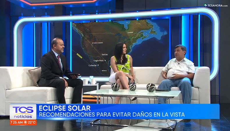 Recomendaciones para observar el eclipse solar del 8 de abril.