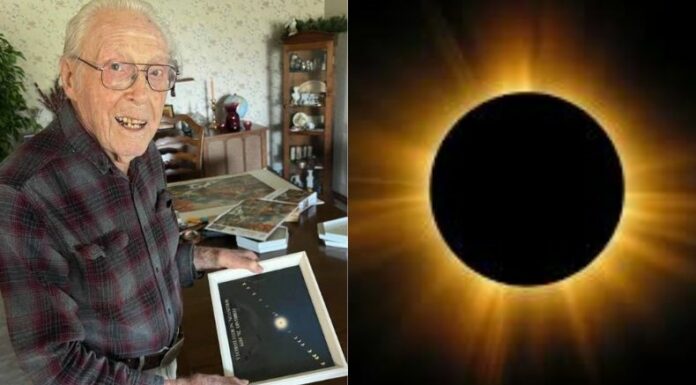 Laverne Biser, el hombre que ha visto 12 eclipses.