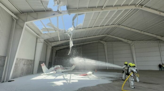 Avioneta se desploma en el aeropuerto La Aurora