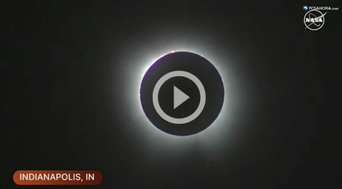 ¡Así se observó el eclipse solar desde Indianápolis!