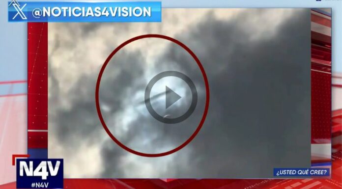 Captan extraña figura en el cielo durante el eclipse solar.