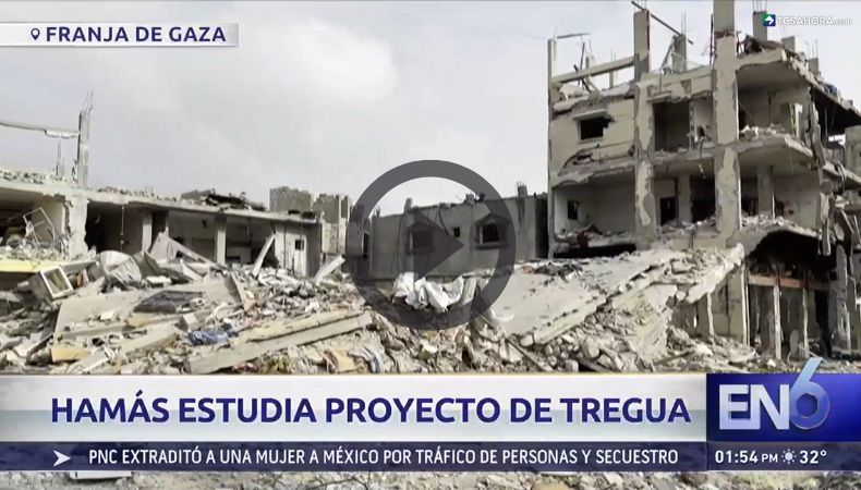 Hamás estudia proyecto de tregua en la Franja de Gaza.