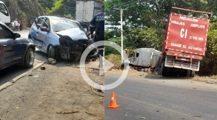 Ahora | Fuerte accidente se registra en la carretera hacia San Diego
