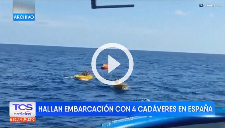 Encuentran embarcación con cuatro cadáveres en España.