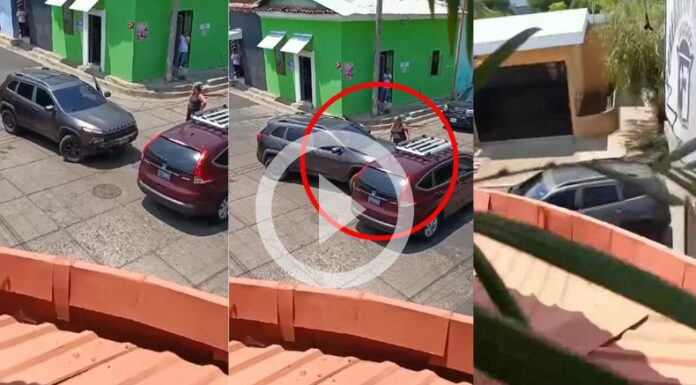 [Video] Localizan a conductor que chocó y se dio a la fuga