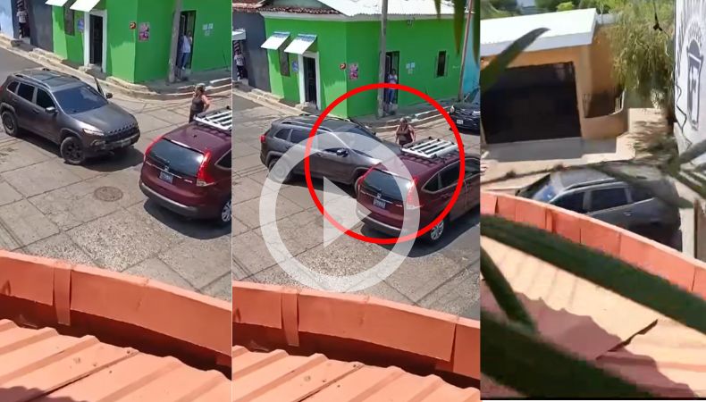 [Video] Localizan a conductor que chocó y se dio a la fuga