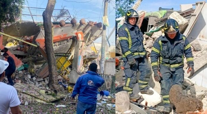México: Explosión por acumulación de gas derrumba casa y deja heridos