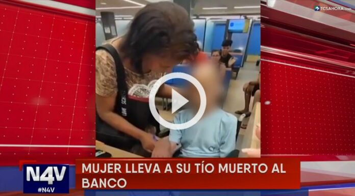 Mujer llevó el cadáver de su tío para retirar un préstamo bancario.