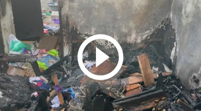 Incendio de vivienda en urbanización El Limón, Soyapango