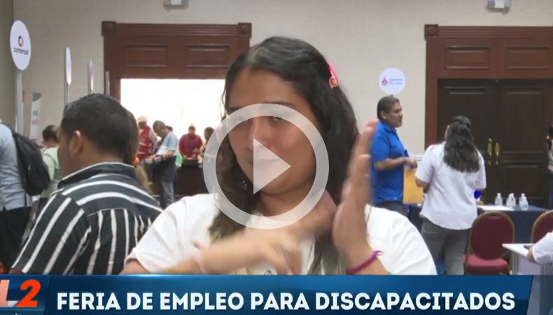 [Video] Desarrollan feria de empleo para personas con discapacidad