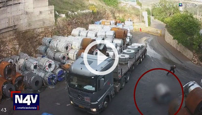 Hombre murió aplastado por una bobina de acero en Israel.