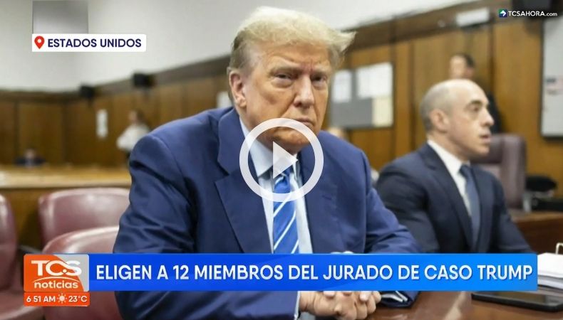 Eligen a miembros del jurado para el caso contra Donald Trump.