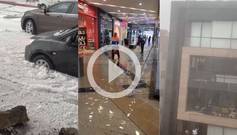 [Video] Bogotá experimenta fuertes granizadas e inundaciones