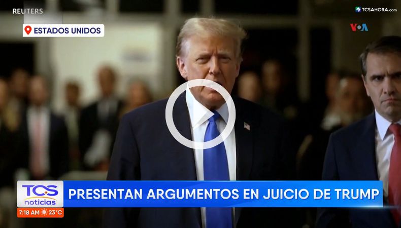 Inició la presentación de argumentos en el caso contra Donald Trump.