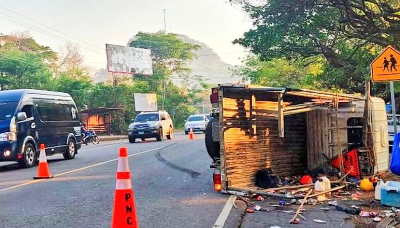 Se reportan varios lesionados tras accidente en Morazán.