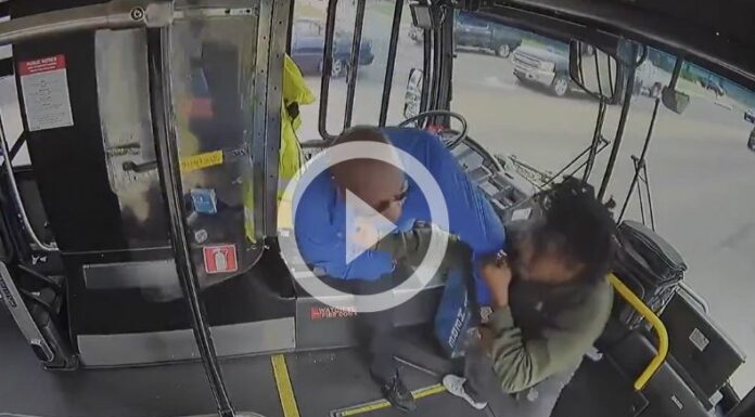 ¡Pasajero golpea a conductor de autobús!