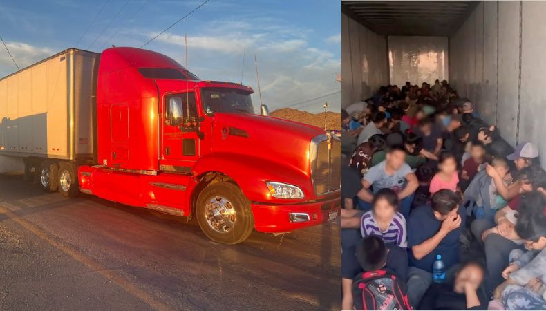 ¡Rescatan a más de 100 migrantes que viajan en un contenedor! Foto: Imagen de carácter ilustrativo no comercial/ Obtenido de: ¡Rescatan a más de 100 migrantes que viajan en un contenedor!