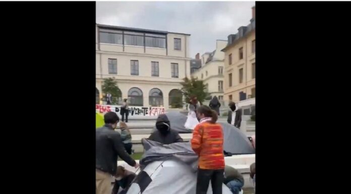 Universidades de Francia se unen a protestas por guerra en Gaza