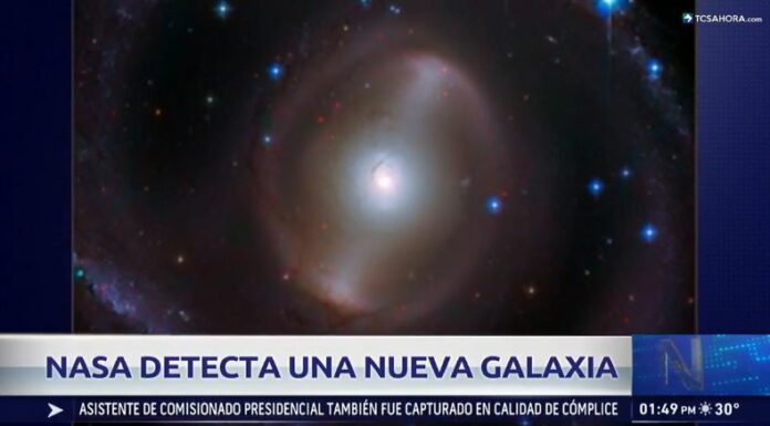 Telescopio Hubble captó imágenes de una nueva galaxia.