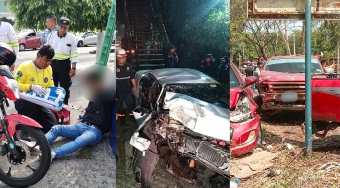 Accidentes de tránsito 29 de abril.