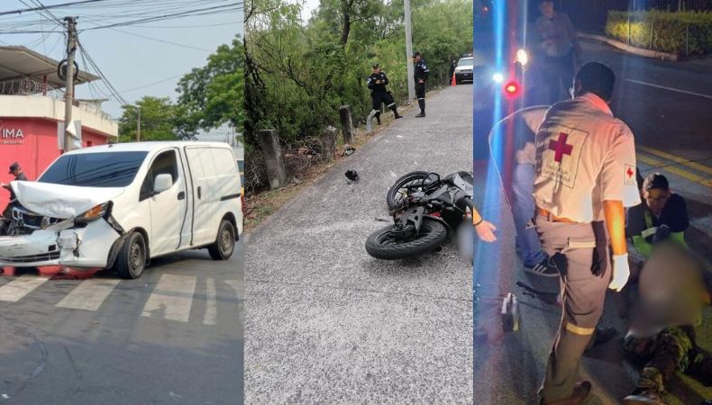 Reporte de accidentes de tránsito 1 de mayo.