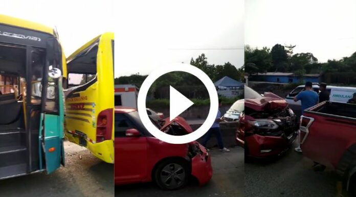 Múltiple accidente en la carretera Troncal del Norte