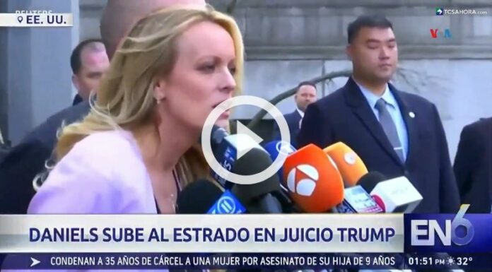 Actriz testifica en juicio contra Donald Trump.