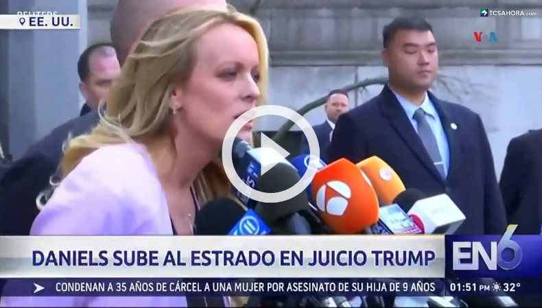Actriz testifica en juicio contra Donald Trump.
