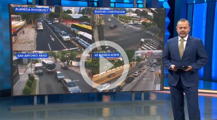 Reporte del tráfico: 08 de mayo