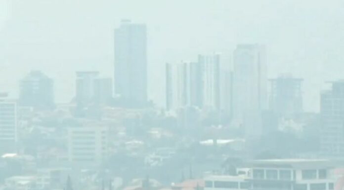 Declaran alerta roja en Tegucigalpa por contaminación de aire.