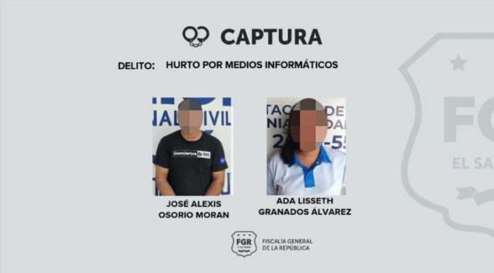 FGR arresta a dos personas por hurto cibernético