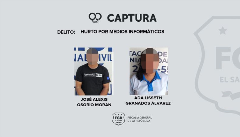 FGR arresta a dos personas por hurto cibernético