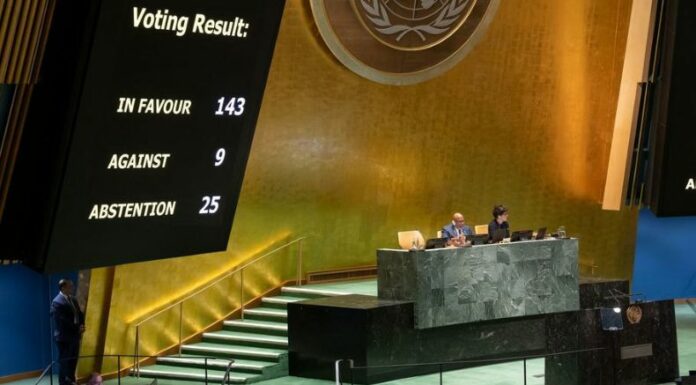 ONU recomienda reconocer a palestina como Estado