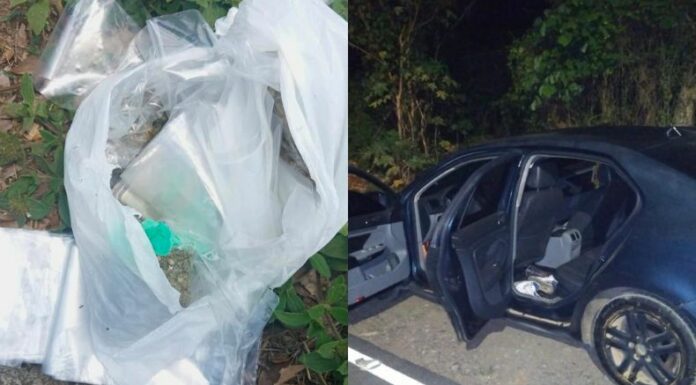 Capturan a dos sujetos por presunto tráfico ilícito de drogas.